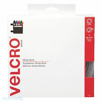 VELCRO BRAND Sticky Back Fstnr Disp .75 x30ft Wht, 43KU44