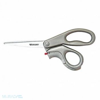 WESTCOTT EZ-Open Scissors/Box Cutters 8 Gray, 43KW13