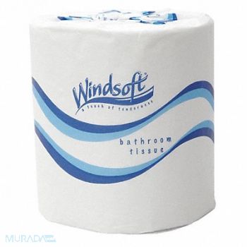 WINDSOFT Embossed Bath Tissue 2-Ply 500Sheet PK48, 43KX86