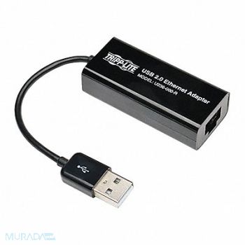 TRIPP LITE USB 2.0 Adapter Gigabit Ethernet Black, 43LJ27