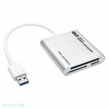 TRIPP LITE USB 3.0 Memory Media Reader Aluminum, 43LJ78
