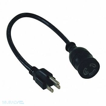 TRIPP LITE Power Cord HD 5-15P-L5-15R 15A 14AWG 1ft, 43LY83