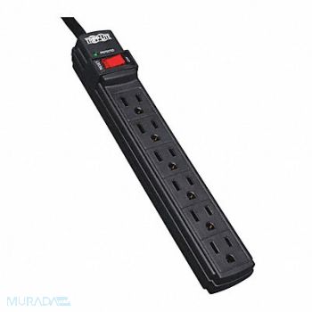 TRIPP LITE Surge 6 Outlet 6ft cord 360J Black LED, 43MF67
