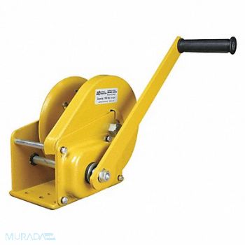 OZ LIFTING PRODUCTS Hand Winch 1500 lb Carbon Steel, 43MF98