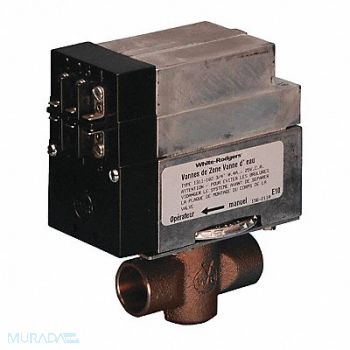 WHITE-RODGERS Hydronic Zone Valve 2 Wire 1-1/4 Tubing, 43NF59