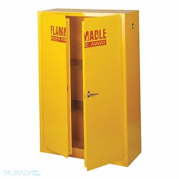 SANDUSKY Flammable Safety Cabinet 45 gal Yellow, 43NF91
