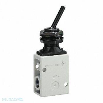 SMC Mechanical Valve 2/3 Port 1/4 Push, 43NG43