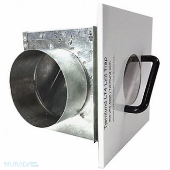 TJERNLUND Inline Secondary Lint Trap 4 in., 43NM10