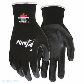 MEMPHIS Gloves Seamless Dipped Small Black PR, 43PE36