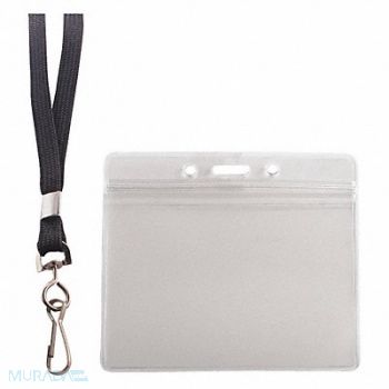ADVANTUS Badge Holder Lanyard Horizontal PK20, 43PG08