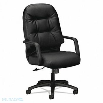 HON Chair Exec Leather Bk, 43PV43