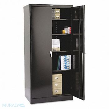 TENNSCO Cabinet Stor 78x36x24 Deluxe Black, 43PZ14