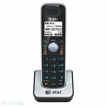 AT T Cordless Phone 2 Line Black, 43RN53