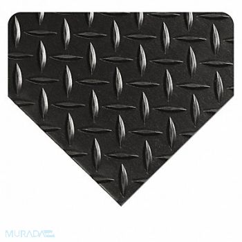 WEARWELL Diamond Plate Switchboard Mat 3ft x 75ft, 43UV07