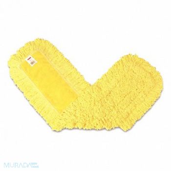 RUBBERMAID COMMERCIAL PRODUCTS Trapper Dust Mop Yellow Cotton/Synthetic, 43WU85