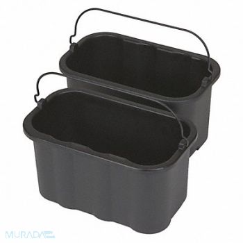 RUBBERMAID COMMERCIAL PRODUCTS Sanitizing Caddy 10 qt. Black, 43WX11