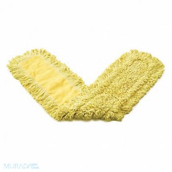 RUBBERMAID COMMERCIAL PRODUCTS Trapper Dust Mop Yellow Cotton/Synthetic, 43WX47