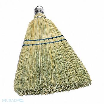 RUBBERMAID COMMERCIAL PRODUCTS Corn Broom No Handle Handle L 8 in Face, 43WX80