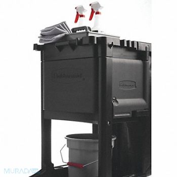 RUBBERMAID COMMERCIAL PRODUCTS Cleaning Cart Locking Cabinet Door Kit, 43XC23