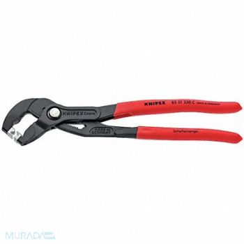 KNIPEX Hose Clamp Pliers 10 L x 3-17/64 W, 54JD87
