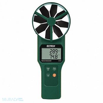 EXTECH Anemometer 40 to 5900 fpm, 43Y053