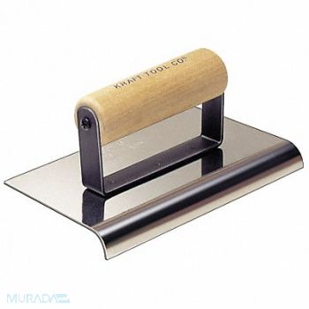 KRAFT TOOL Sidewalk Edger SS/Wood 5/8 in Radius, 43Y514