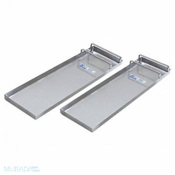 KRAFT TOOL Concrete Slider Knee Board Stainless Pr, 43Y533