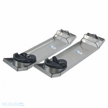 KRAFT TOOL Concrete Slider Knee Board Stainless Pr, 43Y535