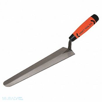 KRAFT TOOL Duck Bill Trowel Square 2 x 10 in Steel, 43Y558