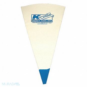 KRAFT TOOL Poly Grout Bag 4 qt 13 x23 in Molded Tip, 43Y568