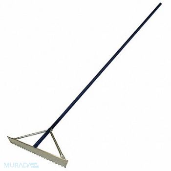 KRAFT TOOL Asphalt Rake Magnesium 43 Tines 7 ft., 43Y588
