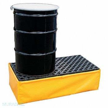ULTRATECH Drum Spill Containment Pallet No Drain, 43Y748