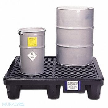 ULTRATECH Ultra-Spill Pallet P4-3000 With Drain, 43Y761