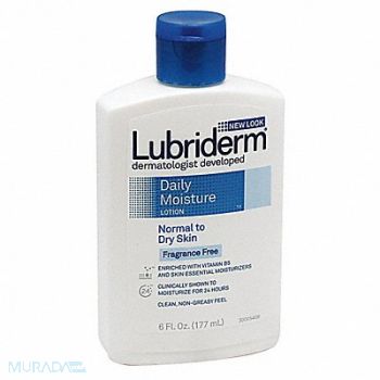 LUBRIDERM Hand and Body Lotion Bottle 6 oz PK12, 43Y803