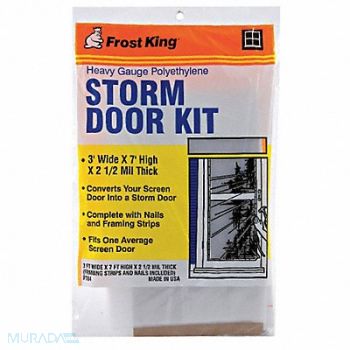 FROST KING Weatherstrip 7 ft Clear, 43Y850
