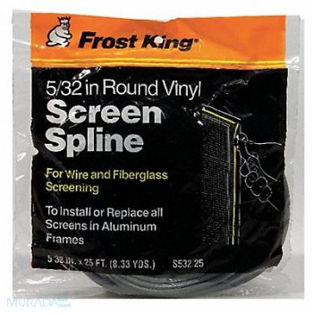 FROST KING Screen Vinyl 5/32 In W 25 Ft L, 43Y853