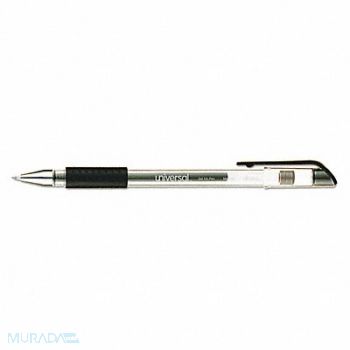 UNIVERSAL Ballpoint Pen Gel Medium Black PK12, 43YH06