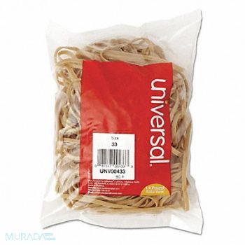 UNIVERSAL Rubberbands Size 33 1/4 lb PK160, 43YL87
