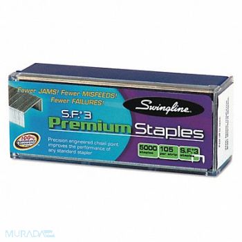 SWINGLINE Staples 1/2 Strip PK5000, 43YM28