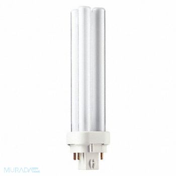 PHILIPS Plug-In CFL Bulb 4100K 18W 13 000 hr, 492Z15