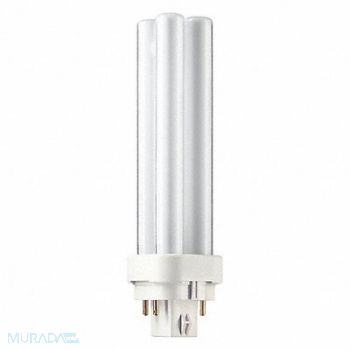 PHILIPS Plug-In CFL Bulb 4100K 13W 13 000 hr, 492Z12