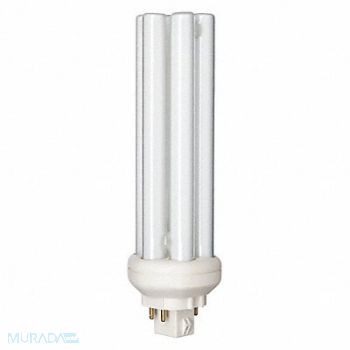 PHILIPS Plug-In CFL Bulb 4100K 42W 20 000 hr, 492Z29