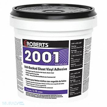 ROBERTS Construction Adhesive 1 gal Pail, 43Z103