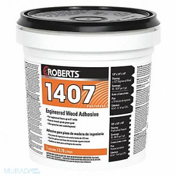 ROBERTS Construction Adhesive 1 gal Pail, 43Z137