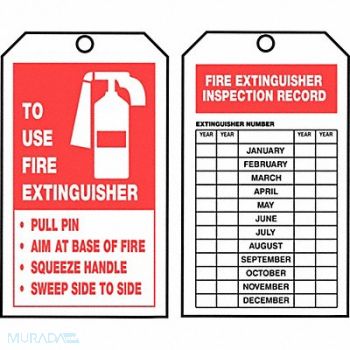 ACCUFORM Inspection Tag Roll 6-1/4 x 3 PK250, 43Z237