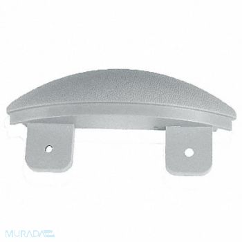 PAWLING CORP H3615 End Cap Silver-Gray 5 x 1-1/16In, 43Z946