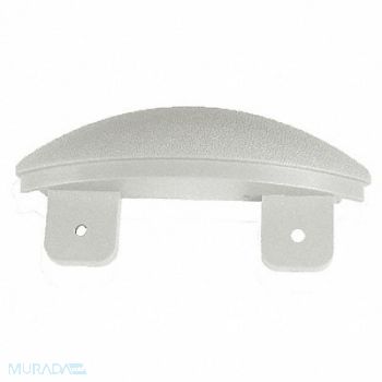 PAWLING CORP H3615 End Cap Linen White 5 x 1-1/16In, 43Z948