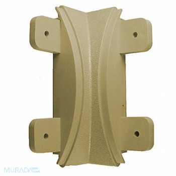 PAWLING CORP Inside Corner 1-1/16 x 5 In Tan Screw In, 43Z959