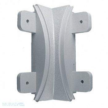 PAWLING CORP Inside Corner 1-1/16 x 5 In Silver Gray, 43Z962