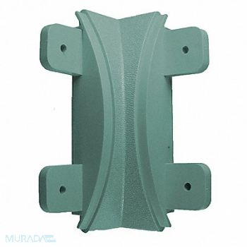 PAWLING CORP Inside Corner 1-1/16 x 5In Teal Screw In, 43Z963